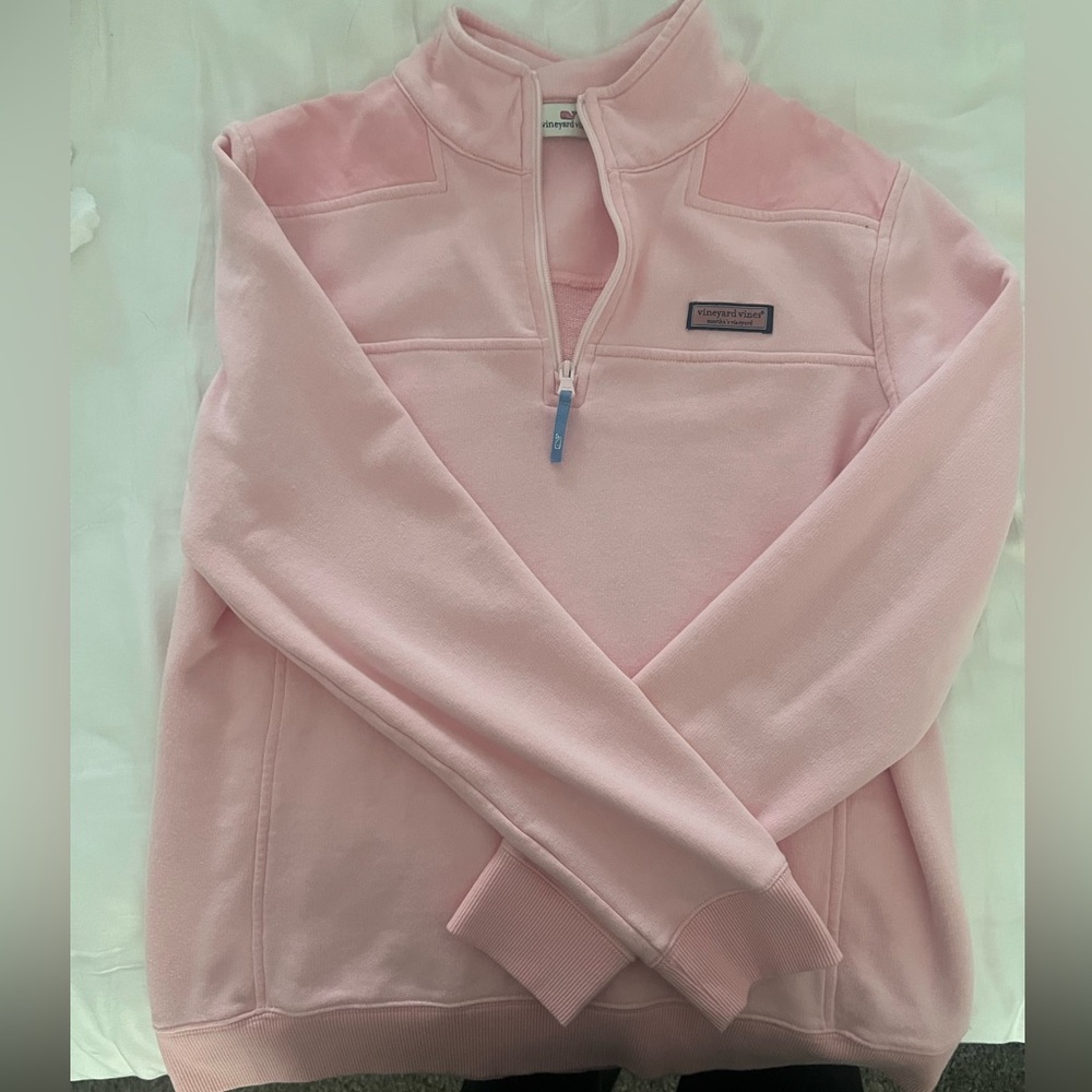 Worn only a couple times …size med light pink pullover